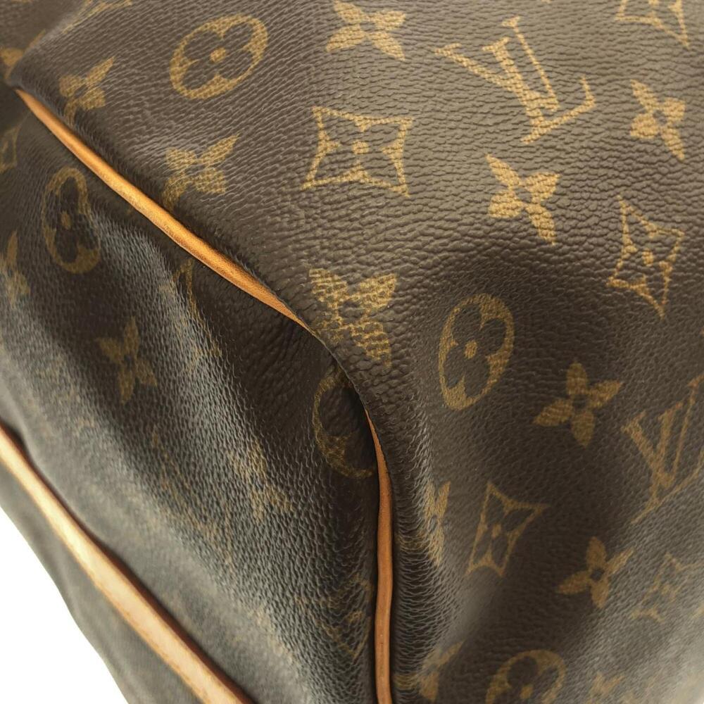 LOUIS VUITTON Authentic Brown Monogram Keepall 60 Boston Bag - Picture 2 of 10
